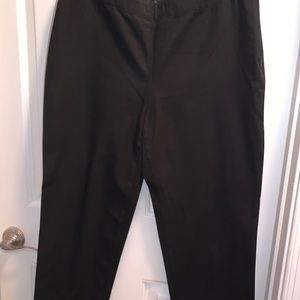 Black ankle length pants